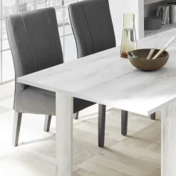 Garnero Arredamenti Tavoli Da Pranzo-Allunga 90x48cm pino bianco per tavolo Florena 180cm