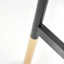 Garnero Arredamenti Appendiabiti E Attaccapanni|Appendiabiti E Attaccapanni-Appendiabiti da ingresso 91x165h cm moderno in acciaio nero rovere Shira