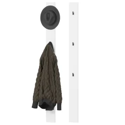 Garnero Arredamenti Appendiabiti E Attaccapanni|Appendiabiti E Attaccapanni-Appendiabiti da parete 13x163h cm bianco Accent Bianco Opaco