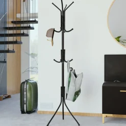 Garnero Arredamenti Appendiabiti E Attaccapanni|Appendiabiti E Attaccapanni-Appendiabiti da terra 35xh175 cm design moderno Elena Nero