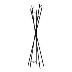 Garnero Arredamenti Appendiabiti E Attaccapanni|Appendiabiti E Attaccapanni-Appendiabiti ingresso 50x180h cm moderno acciaio nero Helsinki