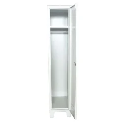 Garnero Arredamenti Armadi Da Esterno-Armadio in metallo 1 anta  36x180cm grigio Fabric