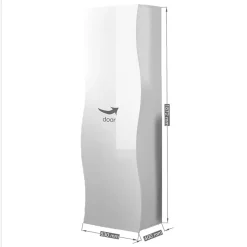 Garnero Arredamenti Armadi E Madie Ingresso|Mobili Ingresso-Armadio ingresso 63x188h cm bianco lucido Sea Gihome®