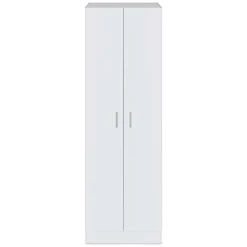 Garnero Arredamenti Scarpiere E Cassepanche|Scarpiere-Armadio scarpiera 59x180h cm 2 ante battenti bianco opaco Easy