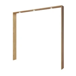 Garnero Arredamenti Armadio Ante Battenti|Guardaroba-Armadio 225x215h cm 5 ante 3 cassetti bianco rovere Sweet