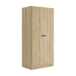 Garnero Arredamenti Armadio Ante Battenti|Guardaroba-Armadio 80x170h cm 2 ante battenti moderno rovere Estelle