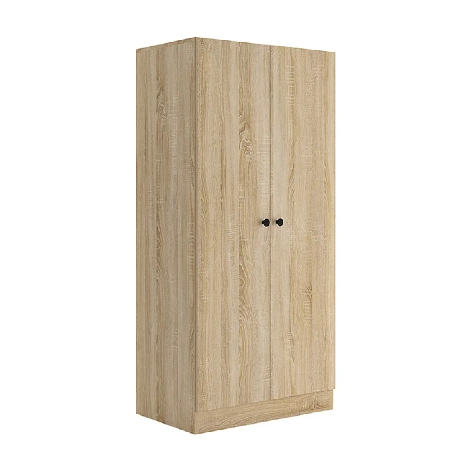 Garnero Arredamenti Armadio Ante Battenti|Guardaroba-Armadio 80x170h cm 2 ante battenti moderno rovere Estelle