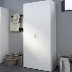 Garnero Arredamenti Armadio Cameretta|Armadio Ante Battenti-Armadio 78x176h cm 2 ante battenti bianco opaco Light Gihome®