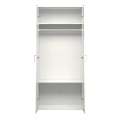 Garnero Arredamenti Armadio Cameretta|Armadio Ante Battenti-Armadio 78x176h cm 2 ante battenti bianco opaco Light Gihome®