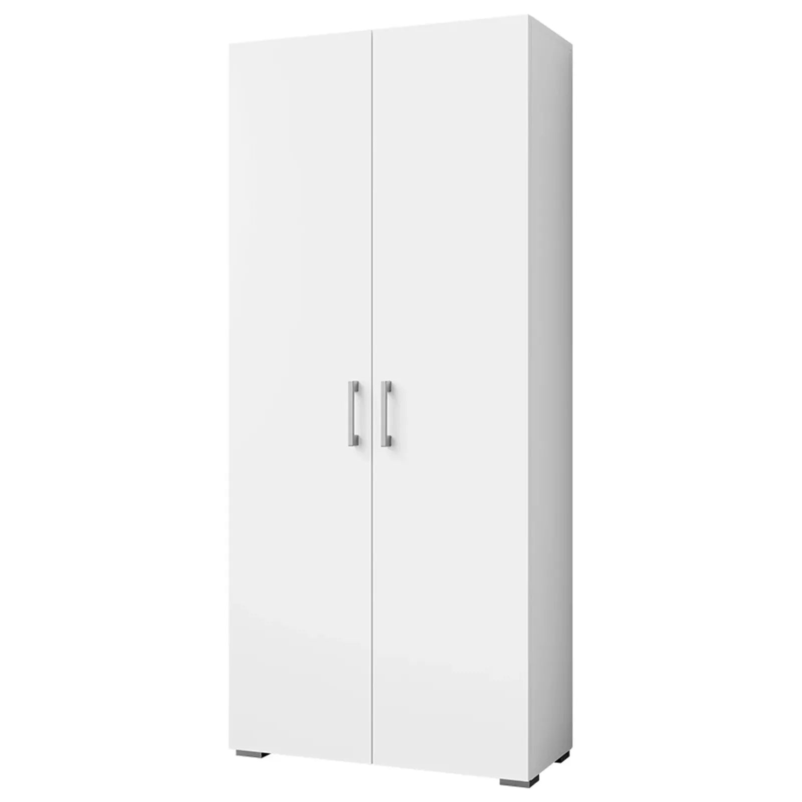 Garnero Arredamenti Armadio Cameretta|Armadio Ante Battenti-Armadio 80x190h cm 2 ante design moderno bianco Pastello