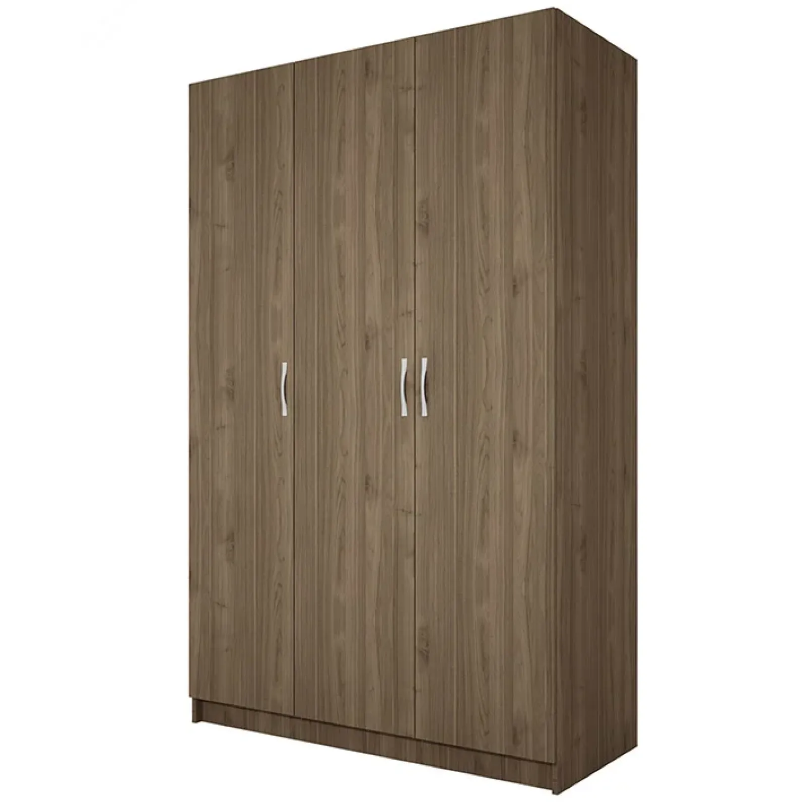 Garnero Arredamenti Armadio Cameretta|Armadio Ante Battenti-Armadio 120x190h cm 3 ante design Rodari Noce
