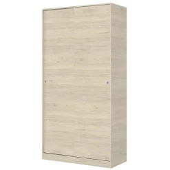 Garnero Arredamenti Armadio Cameretta|Armadio Ante Scorrevoli-Armadio 100x204h cm 2 ante moderno scorrevoli Royal Rovere