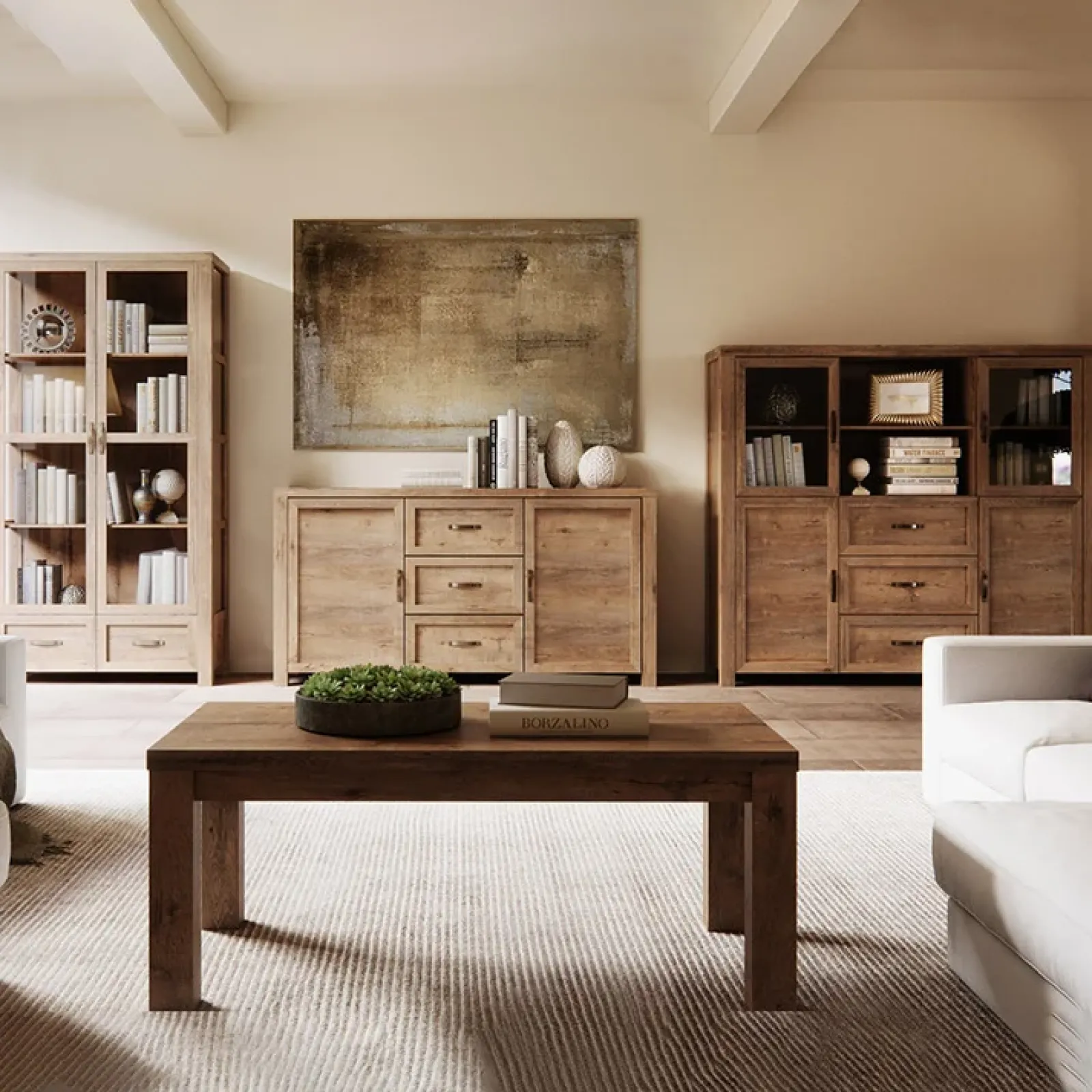 Garnero Arredamenti Armadio Ante Battenti|Guardaroba-Armadio 100x186h cm 2 ante quercia Clyde