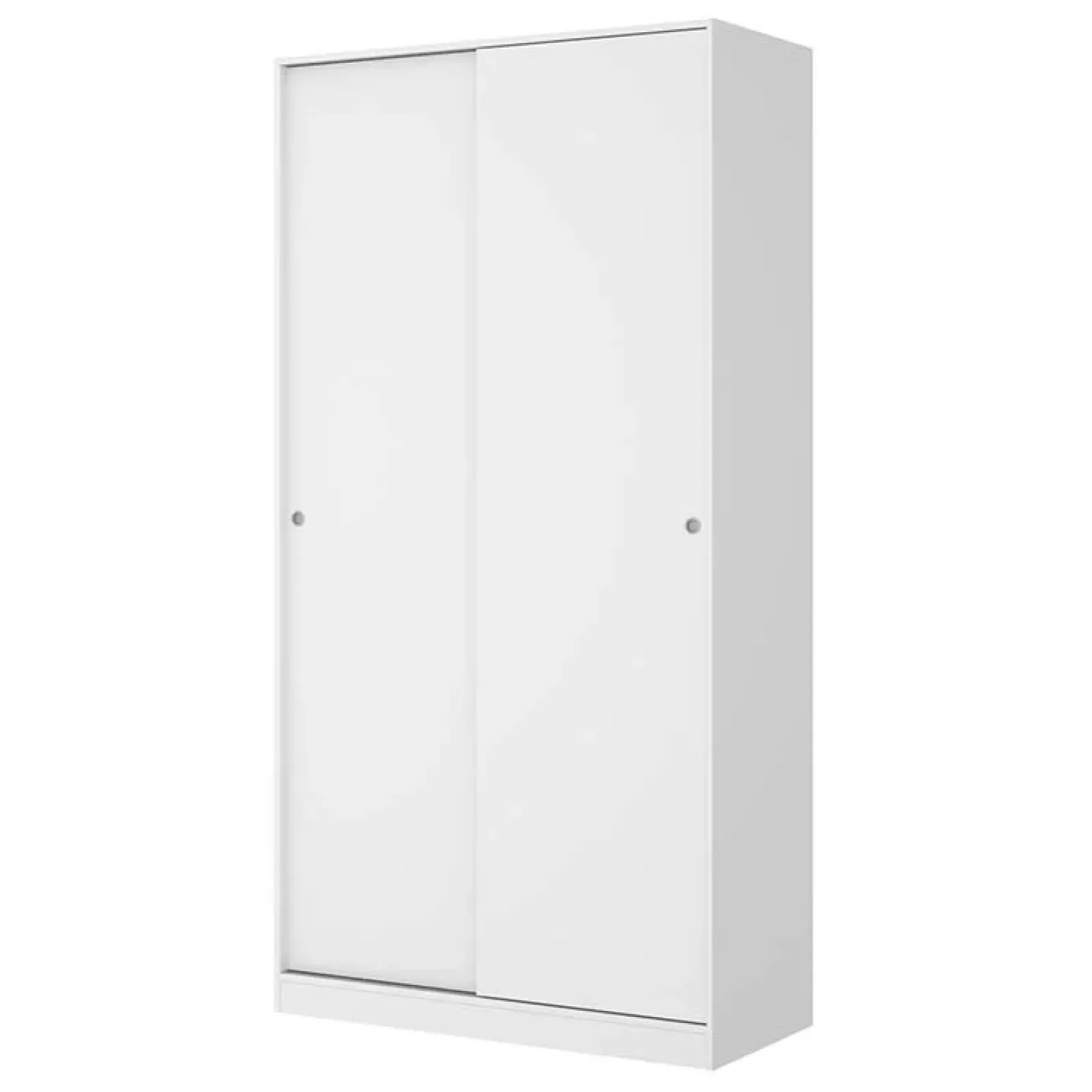 Garnero Arredamenti Armadio Cameretta|Armadio Ante Scorrevoli-Armadio 100x204h cm 2 ante scorrevoli Royal Bianco Lucido