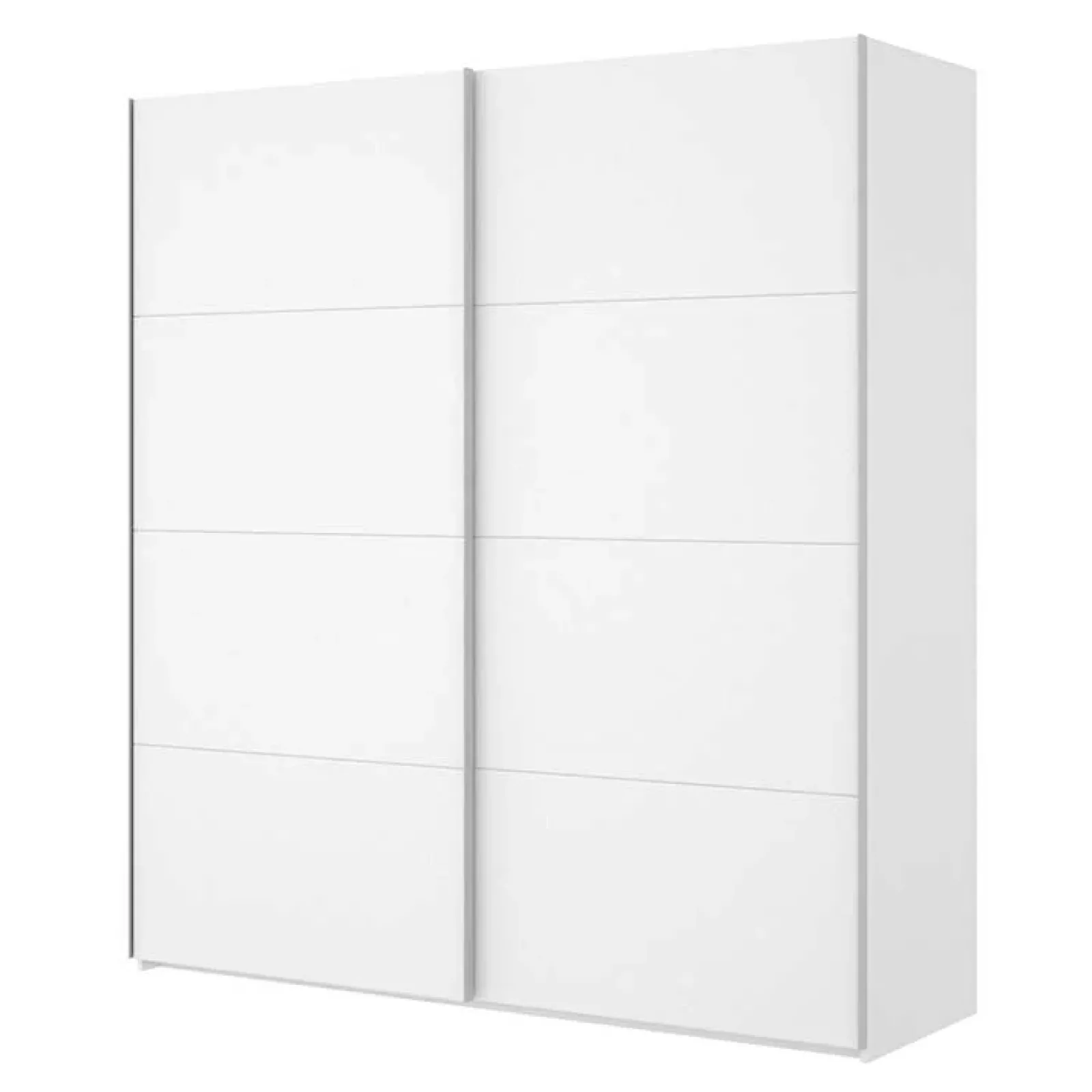 Garnero Arredamenti Armadio Cameretta|Armadio Ante Scorrevoli-Armadio 180x204h cm 2 ante scorrevoli bianco lucido Royal