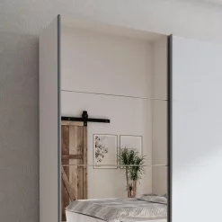 Garnero Arredamenti Armadio Ante A Specchio|Armadio Ante Scorrevoli-Armadio 180x219h cm 2 ante scorrevoli moderno Caracas Bianco Frassinato