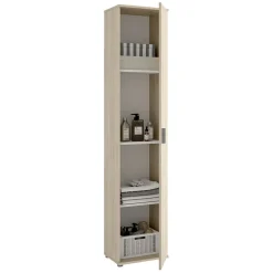 Garnero Arredamenti Armadio Ante Battenti|Mobili Multiuso-Armadio 39x190h cm con anta multiuso singola legno Ander