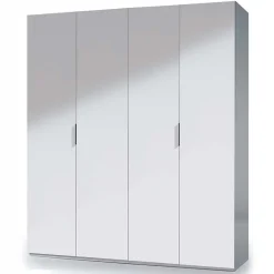 Garnero Arredamenti Armadio Cameretta|Armadio Ante Battenti-Armadio 180x200h cm moderno 4 ante bianco lucido Mike Gihome®