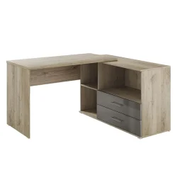 Garnero Arredamenti Arredo Ufficio Completo-Arredo ufficio completo moderno rovere antracite lucido Time 11