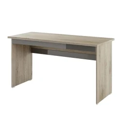 Garnero Arredamenti Arredo Ufficio Completo-Arredo ufficio completo rovere bianco lucido antracite lucido Time 4