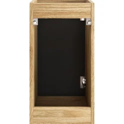 Garnero Arredamenti Pensili Per Bagno-Base bagno sospesa 30x60h cm 1 anta nero rovere Swim Nero - Rovere