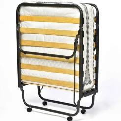 Garnero Arredamenti Letti Per Bambini E Ragazzi|Letti Per Bambini E Ragazzi-Brandina pieghevole a doghe con materasso 90x200cm Alba