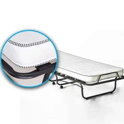 Garnero Arredamenti Letti Per Bambini E Ragazzi|Letti Per Bambini E Ragazzi-Brandina pieghevole a doghe con materasso 90x200cm Alba