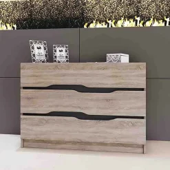 Garnero Arredamenti Camere Da Letto Complete|Camera Da Letto Completa-Camera completa matrimoniale moderna rovere grafite Ravenna