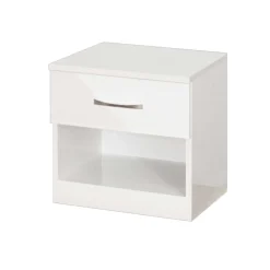 Garnero Arredamenti Camere Da Letto Complete|Camera Da Letto Completa-Camera completa matrimoniale moderna Sorrento Bianco Lucido