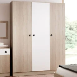 Garnero Arredamenti Camere Da Letto Complete|Camera Da Letto Completa-Camera da letto completa matrimoniale rovere bianco opaco Vieste