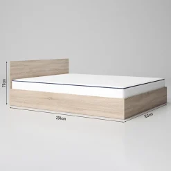 Garnero Arredamenti Camere Da Letto Complete|Camera Da Letto Completa-Camera da letto completa matrimoniale rovere bianco opaco Vieste