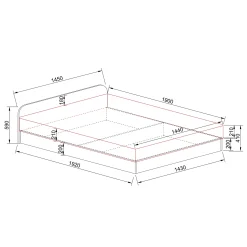 Garnero Arredamenti Camere Da Letto Complete|Camera Da Letto Completa-Camera da letto completa alla francese con armadio e comodini Carrisi Rovere Rustico