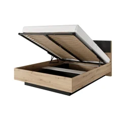 Garnero Arredamenti Camere Da Letto Complete|Camera Da Letto Completa-Camera da letto completa matrimoniale moderna rovere antracite Rubik