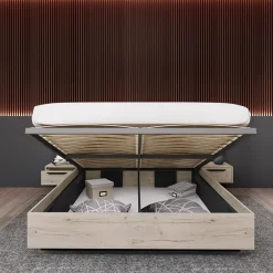 Garnero Arredamenti Camere Da Letto Complete|Camera Da Letto Completa-Camera da letto matrimoniale completa rovere antracite opaco Urbino