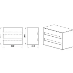 Garnero Arredamenti Camere Da Letto Complete|Camera Da Letto Completa-Camera da letto moderna completa matrimoniale rovere grigio Altea