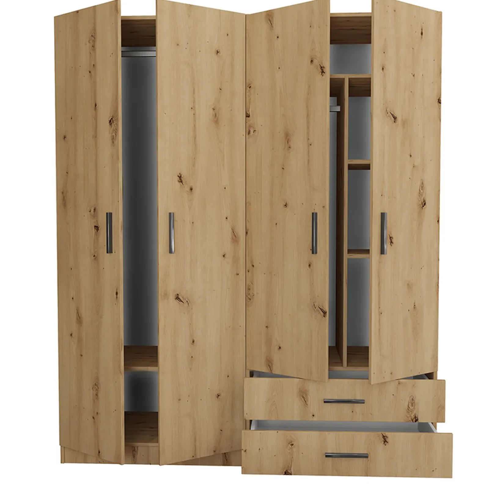 Garnero Arredamenti Camere Da Letto Complete|Camera Da Letto Completa-Camera da letto moderna completa matrimoniale Camilla 2 Rovere Rustico