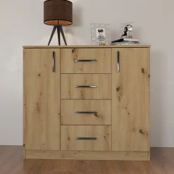 Garnero Arredamenti Camere Da Letto Complete|Camera Da Letto Completa-Camera da letto moderna completa matrimoniale Camilla 2 Rovere Rustico