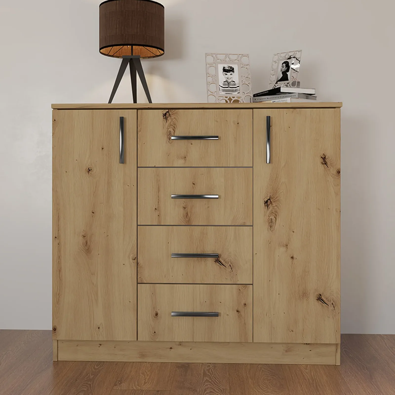 Garnero Arredamenti Camere Da Letto Complete|Camera Da Letto Completa-Camera da letto moderna completa matrimoniale Camilla 2 Rovere Rustico