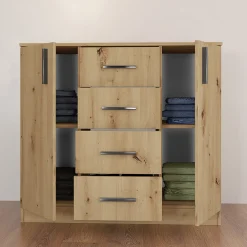 Garnero Arredamenti Camere Da Letto Complete|Camera Da Letto Completa-Camera da letto moderna completa matrimoniale Camilla 2 Rovere Rustico