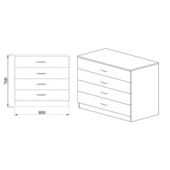 Garnero Arredamenti Camere Da Letto Complete|Camera Da Letto Completa-Camera letto matrimoniale completa moderna sonoma Camilla Rovere