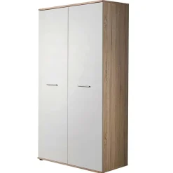Garnero Arredamenti Camerette In Legno-Cameretta bambini 1 letto singolo quercia sonoma bianco opaco Ciak 1