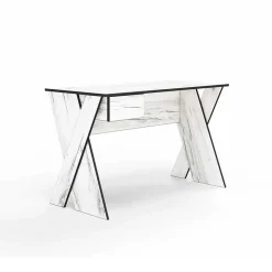 Garnero Arredamenti Camerette Colorate-Cameretta per bambini 1 letto singolo contenitore bianco rustico turchese Zadar Bianco Frassinato - Azzurro