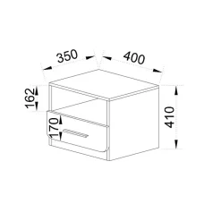 Garnero Arredamenti Camerette Colorate-Cameretta per bambini 1 letto singolo contenitore bianco rustico verde Zadar Bianco Frassinato - Verde