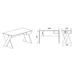 Garnero Arredamenti Camerette Colorate-Cameretta per bambini 1 letto singolo contenitore bianco rustico grigio Zadar Bianco Frassinato - Grigio