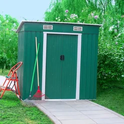 Garnero Arredamenti Attrezzi Da Giardino-Casetta box da esterno per attrezzi 194x182cm verde Franco