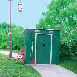 Garnero Arredamenti Attrezzi Da Giardino-Casetta box da esterno per attrezzi 194x182cm verde Franco