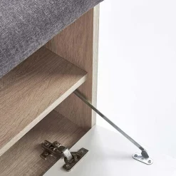 Garnero Arredamenti Scarpiere E Cassepanche|Scarpiere-Cassapanca scarpiera 70x45h cm da ingresso moderna rovere Viki