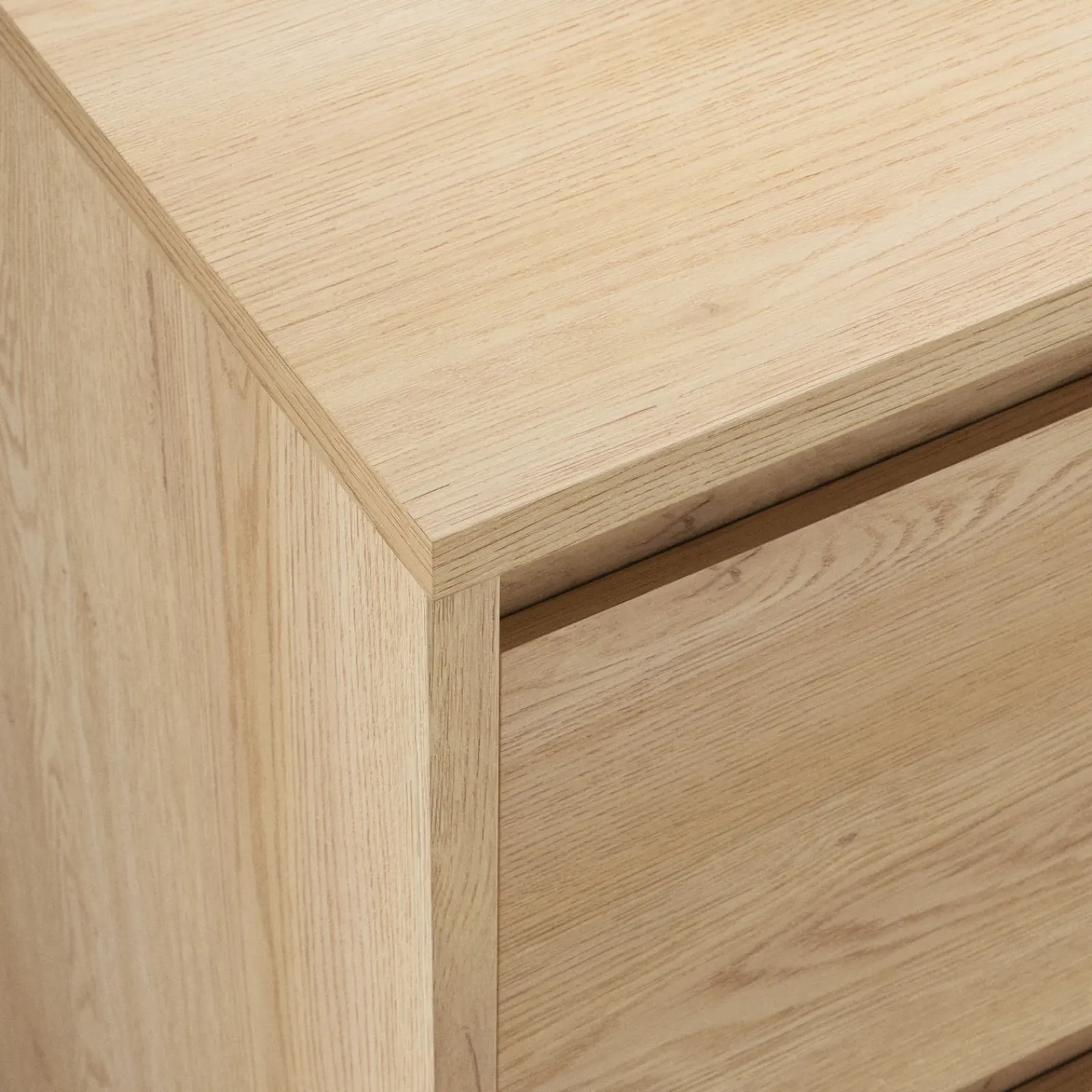 Garnero Arredamenti Cassettiera|Cassettiera-Cassettiera 47x87h cm 3 cassetti moderna rovere Funny