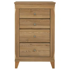 Garnero Arredamenti Cassettiera|Cassettiera-Cassettiera 72x116h cm 4 cassetti rovere scuro Lucca