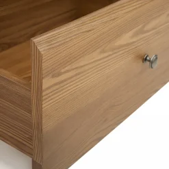 Garnero Arredamenti Cassettiera|Cassettiera-Cassettiera 72x116h cm 4 cassetti rovere scuro Lucca